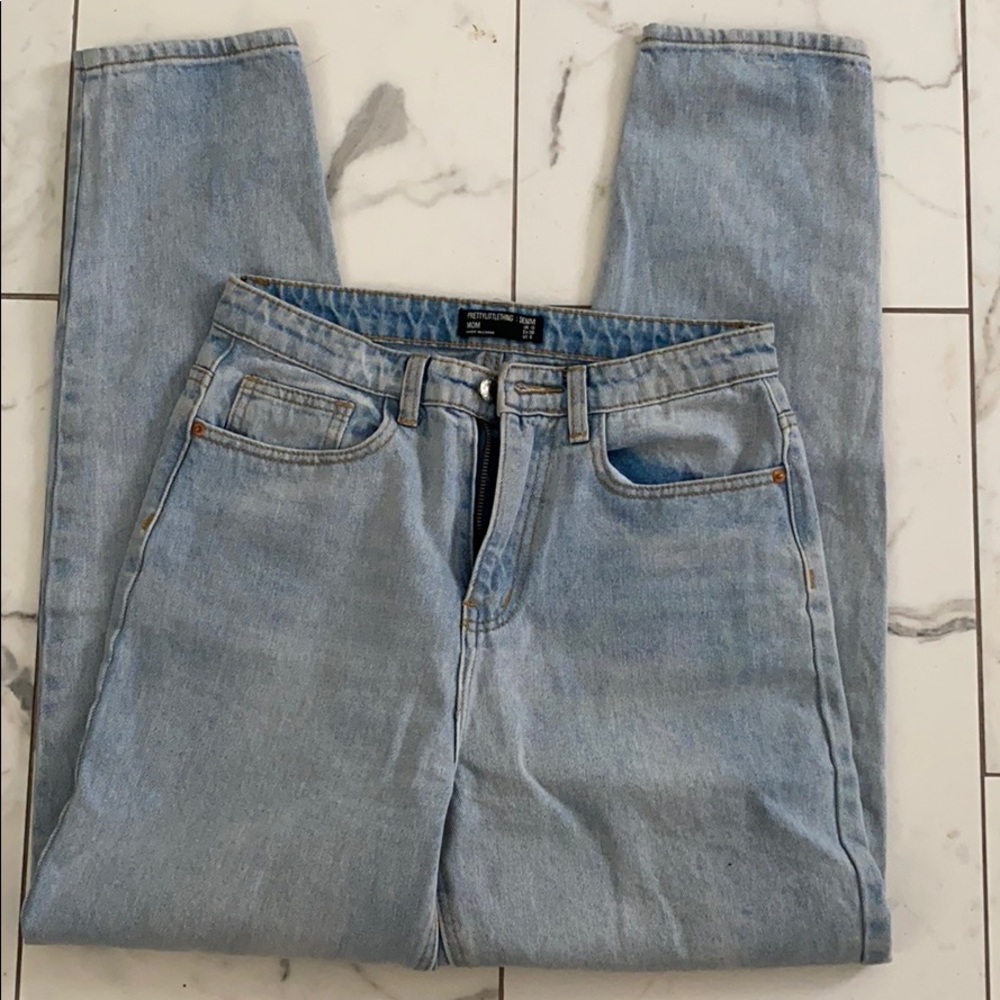 Pretty little thing mom jeans